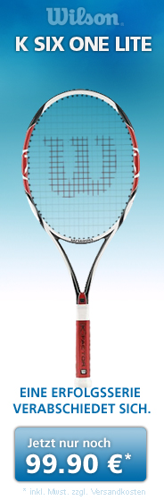 Wilson kSix One Lite - Erfolgsserie verabschiedet sich.
