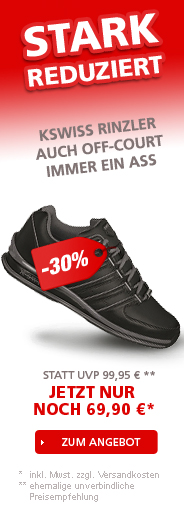 KSWISS Rinzler auch OFF-Court immer ein Ass - JETZT HIER BESTELLEN