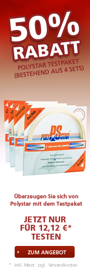 50% RABATT AUF POLYSTAR TESTPAKET - BESTEHEND AUS 4 SETS