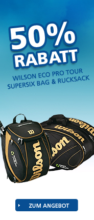 50% RABATT - Wilson Eco Pro Tour Supersix Bag & Rucksack
