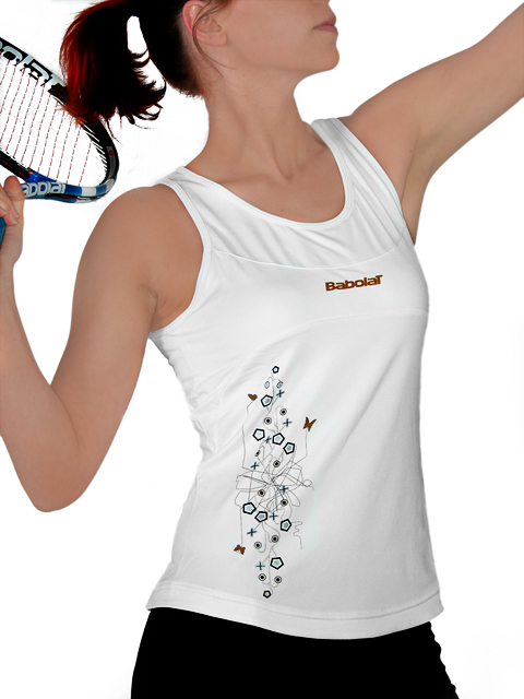 Zum Shop von Tennistown wechseln Babolat Tank Performance 2009 weiss Damen (Größe M+XL)