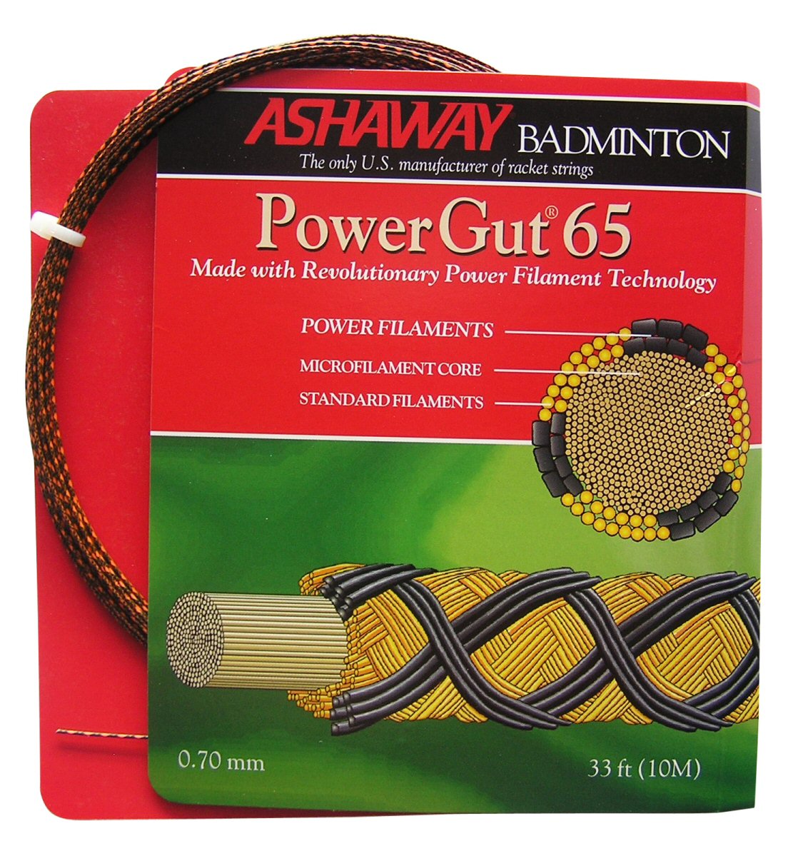 Zum Shop von Tennistown wechseln Ashaway PowerGut 65 Badmintonsaite
