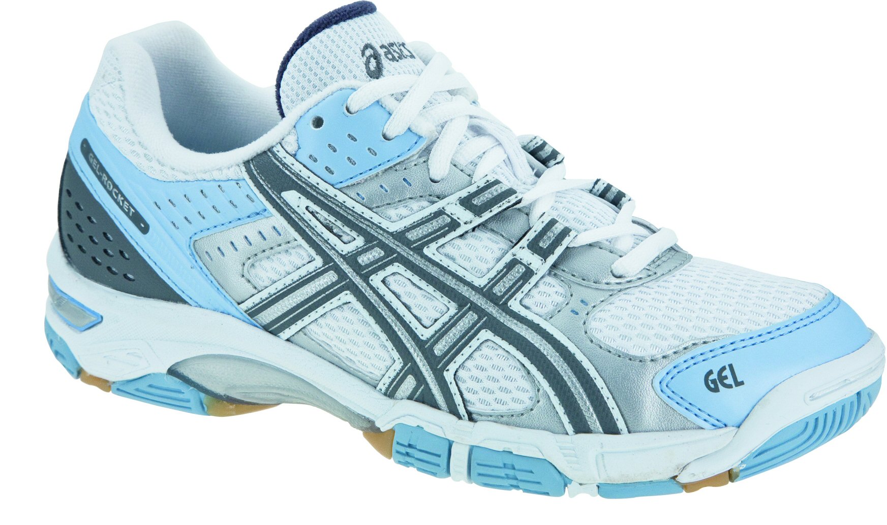 Asics Gel Rocket weiss/titanium Indoorschuhe Damen