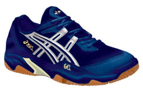 Asics Gel Hunter navy Indoorschuhe Damen