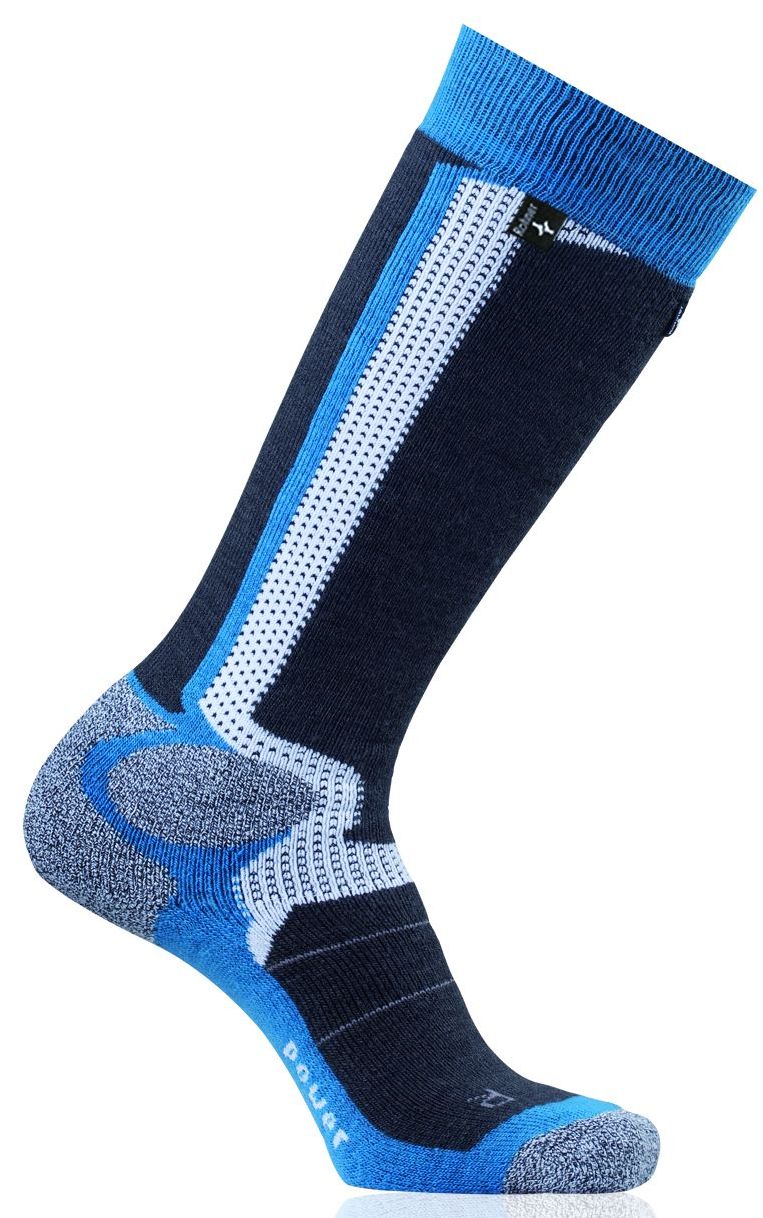 Rohner Skisocke Power Tech schwarz/blau Herren