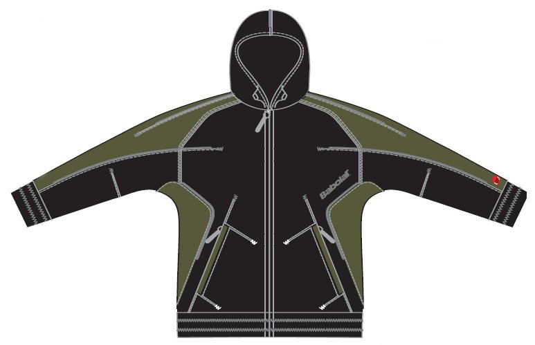 Babolat Winter-Jacket Herren (Gr&ouml;&szlig;e L)