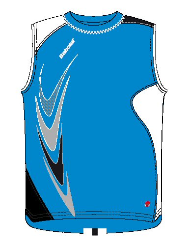 Babolat Tank Performance blau/weiss 2009 Boys (Größe 128)