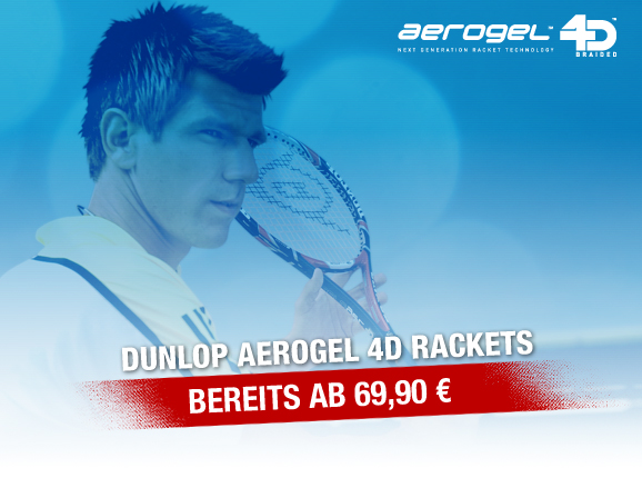 Dunlop AeroGel 4D Tennisschl�ger