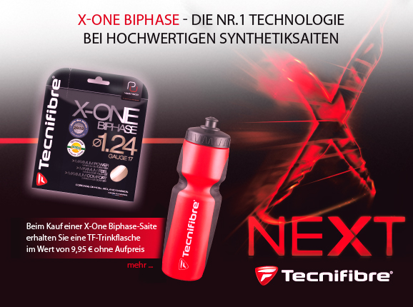 Tecnifibre X-One Biphase - Die Nr.1 Technologie bei hochwertigen Synthetiksaiten