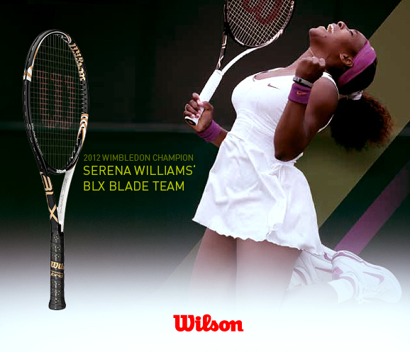 Wilson BLX BLADE TEAM - 2012 Wimbledon Champion - Serena Williams