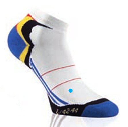 Rohner Laufsocke High Speed weiss Herren (Gr&ouml;&szlig;e 44-46)