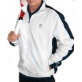 KSwiss Jacke Accomplish weiss/blau Herren (Gr��e S+M)