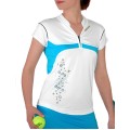 Babolat Shirt Performance 2009 weiss/blau Damen (XS+S)