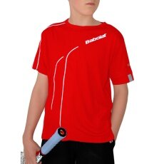 Babolat Tshirt Club 2011 rot Boys (Gr��e 128+140)