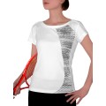 Head Shirt R-Neck 2010 weiss/schwarz Damen