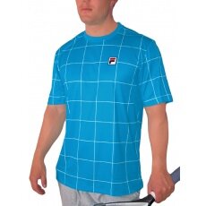 Fila T-Shirt Grid blau Herren
