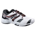 Babolat V-Pro Allcourt weiss/rot Tennisschuhe Kinder