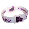 Grounded Armband transparent/violett small (Kinder)