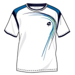 Lotto Tshirt Trail weiss/caribe Boys