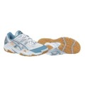 Asics Gel Hunter weiss/blau Indoorschuhe Damen (37,5+42)
