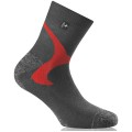 Rohner Next Nordic Walkingsocken anthrazit/rot 2er