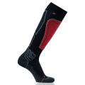 Rohner Skisocke Carving schwarz/rot Damen