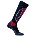Rohner Skisocke High Performance schwarz/rot Damen