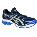 Asics Gel Cumulus 12 schwarz/blau Laufschuhe Herren (Gr��e 41,5)