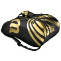 Wilson BLX Tour Super Six Racketbag schwarz/gold