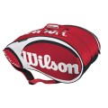 Wilson Tour Racketbag 15er rot