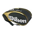 Wilson Tour Racketbag 9er schwarz/gold