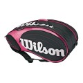 Wilson Tour Racketbag 9er schwarz/pink