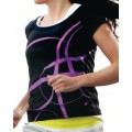 Asics Shirt Ayami schwarz/pink Damen