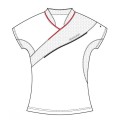 Babolat Shirt Club weiss Girls (128+152)