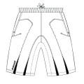 Babolat Short X-Long Performance weiss 2009 Boys (Gr��e 128)