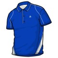 Fischer Polo Glacial blau Herren (Gr��e M)
