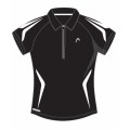 Head Polo Zip 2009 schwarz Damen (S+L)