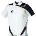 Lotto Polo Shock weiss/darknavy Herren
