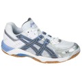 Asics Gel Rocket weiss/blau Indoorschuhe Damen (Gr��e 43,5)