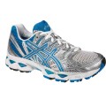 Asics Gel Nimbus 12 blau Laufschuhe Damen