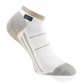 Rohner Ergonomic Sneaker weiss/beige Tennissocken Damen