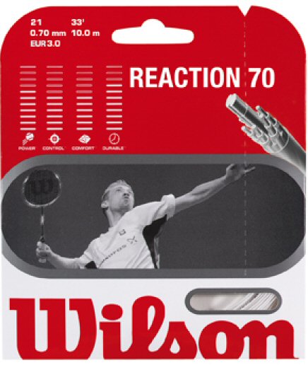 Zum Shop von Tennistown wechseln Wilson Reaction 70 Badmintonsaite