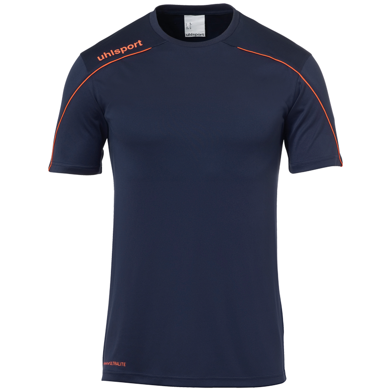 uhlsport Sport-Trikot Stream 22 (100% Polyester) marineblau/rot Kinder