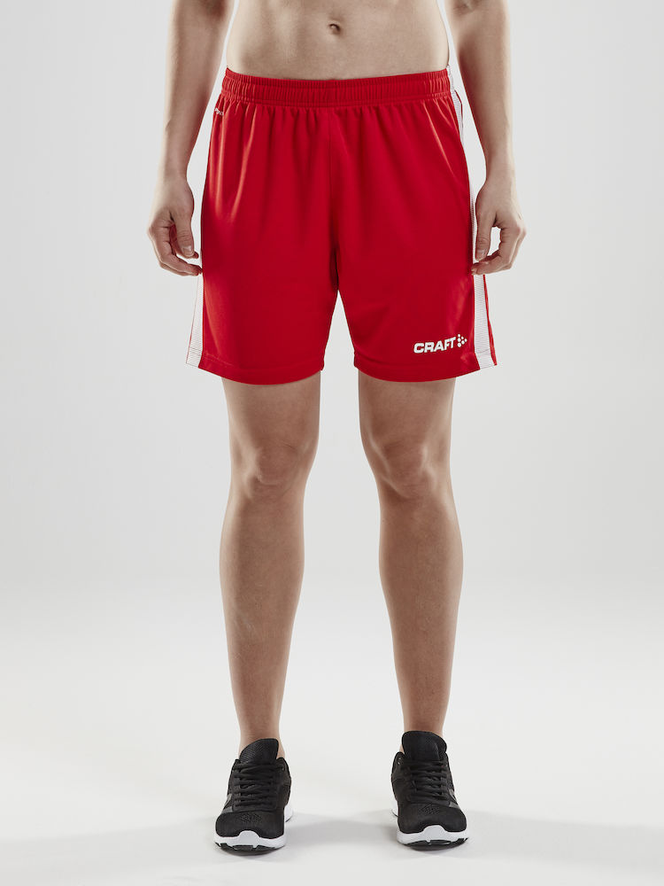 Craft Sporthose Short Pro Control kurz rot/weiss Damen
