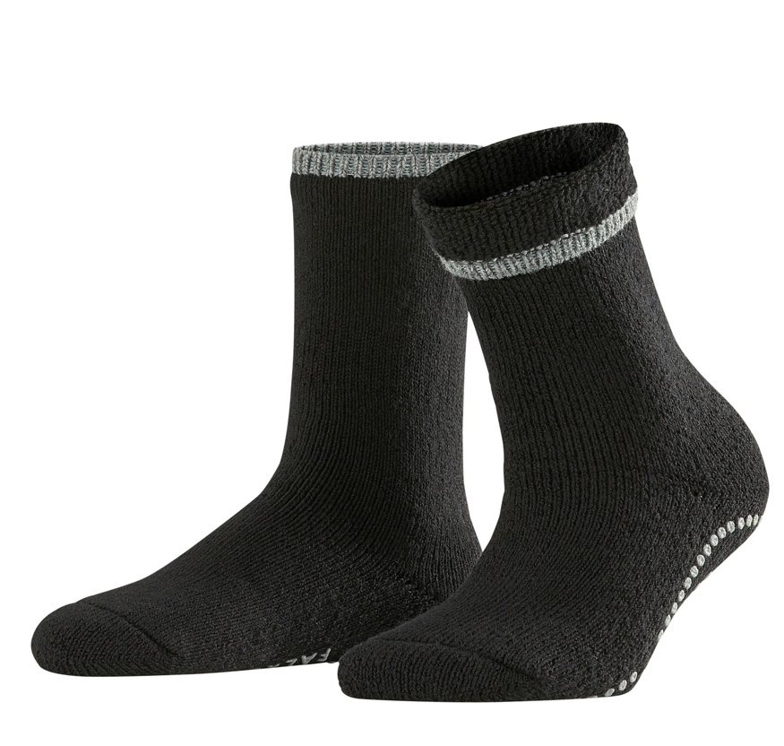 Falke Tagessocke Cuddle Pads schwarz Damen - 1 Paar
