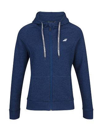 Babolat Kapuzenjacke Exercise Club 2021 dunkelblau Damen