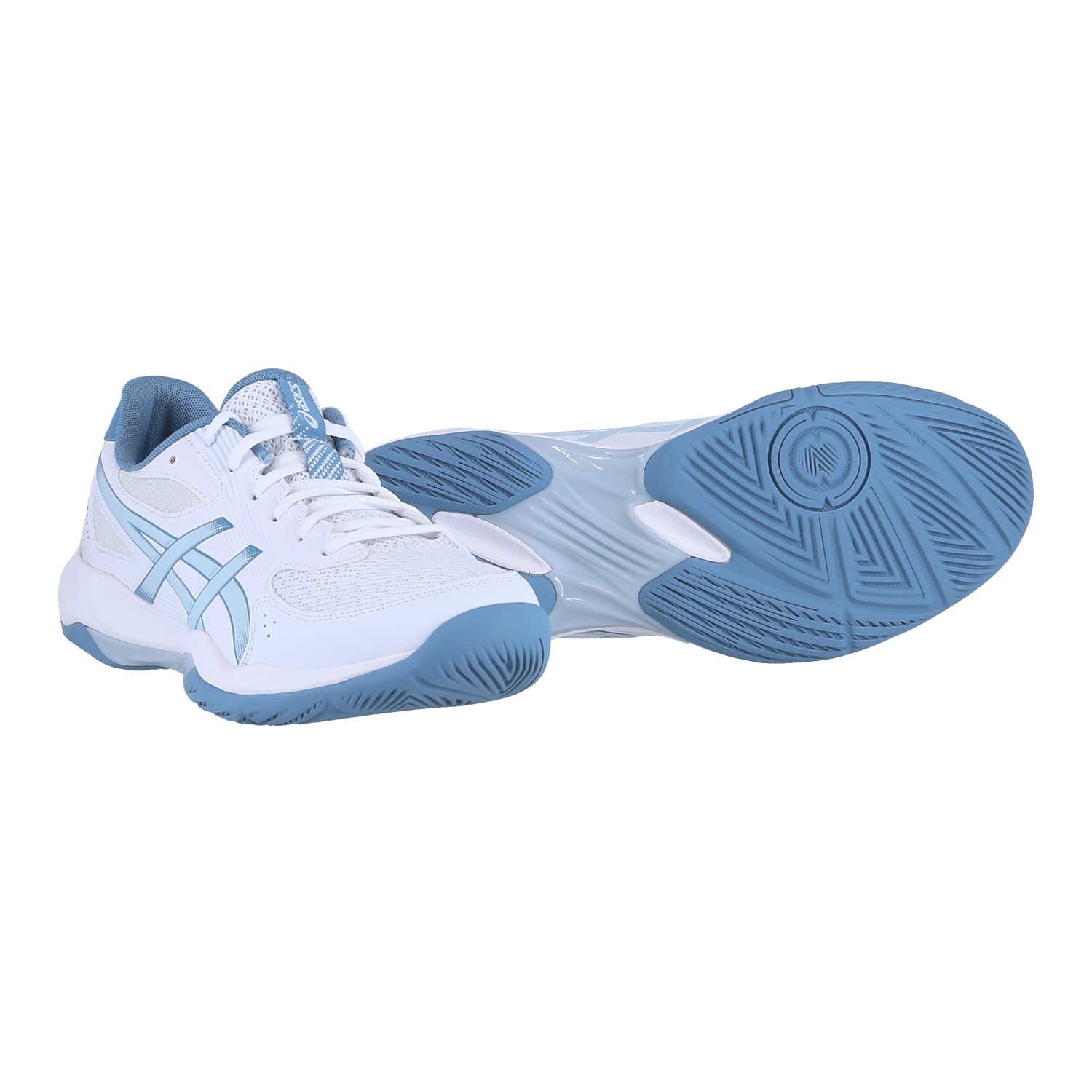 Asics Hallen-Indoorschuhe Gel Rocket 12 (multifunktional/Stabiltät) 2026 weiss/grau Herren, Größe Euro (US): 44 (10) Image