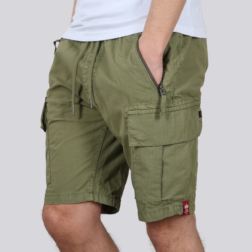 Alpha Industries Herren Jogger – Cotton Twill, Slim Fit, Mit Cargotaschen