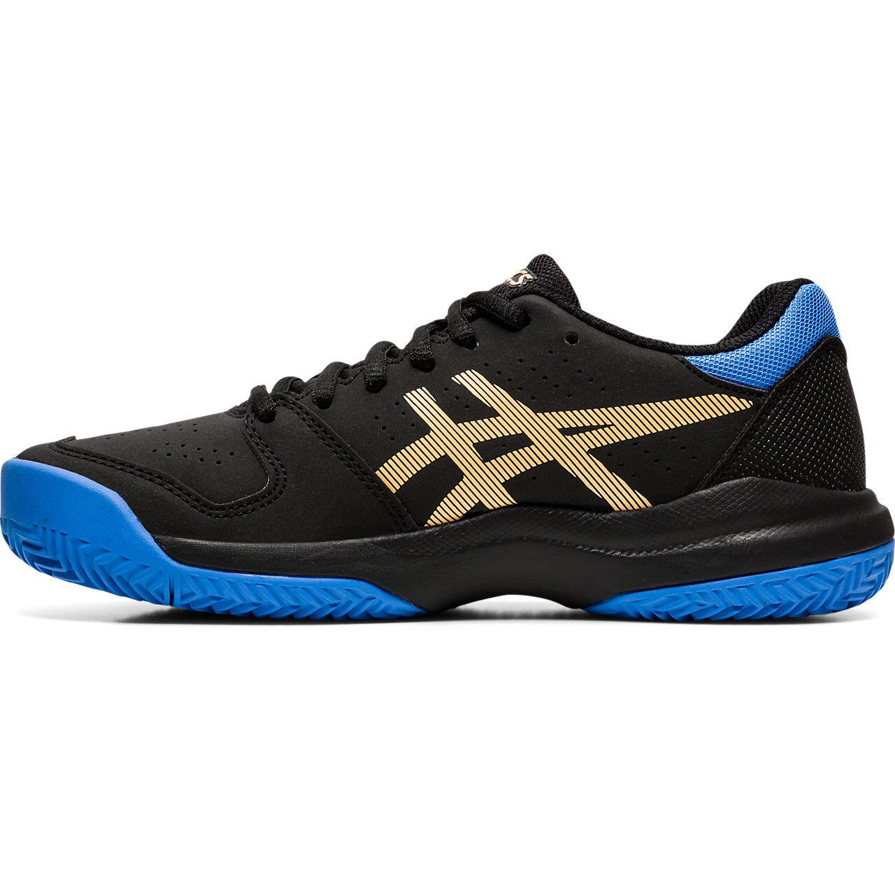 Asics Gel Game 7 Clay schwarz/blau Sandplatz-Tennisschuhe Kinder online  bestellen