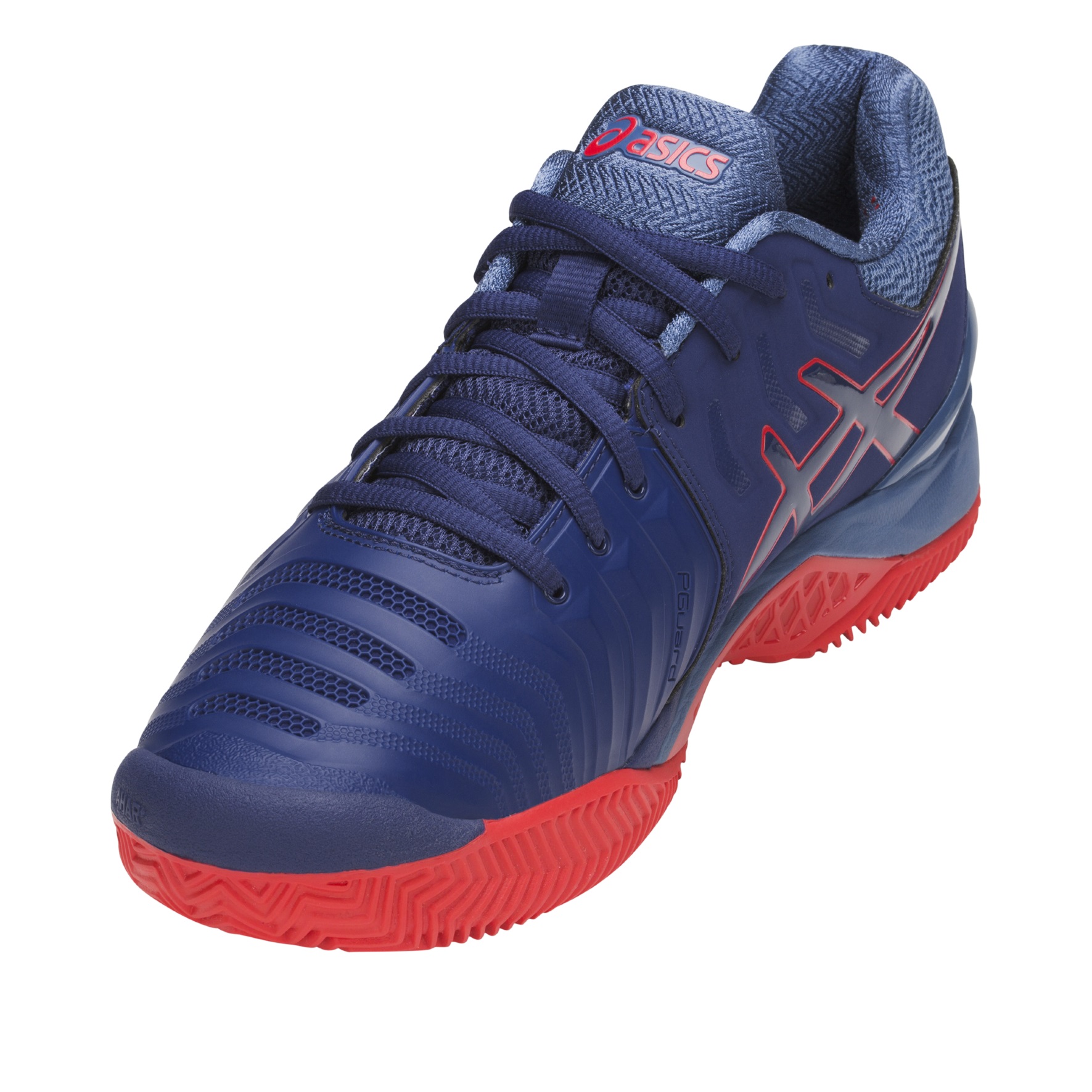 Asics Gel Resolution 7 Clay blau/rot Stabil-Sandplatz-Tennisschuhe Herren  versandkostenfrei online bestellen